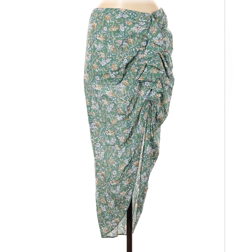 Veronica Beard Hazel floral asymmetric midi skirt Size Medium - Picture 5 of 6